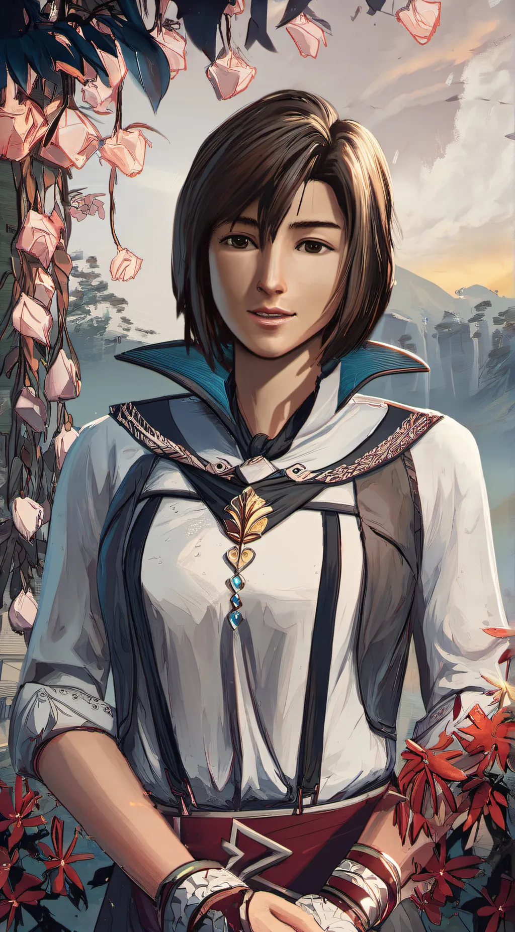 ai character: Aria background