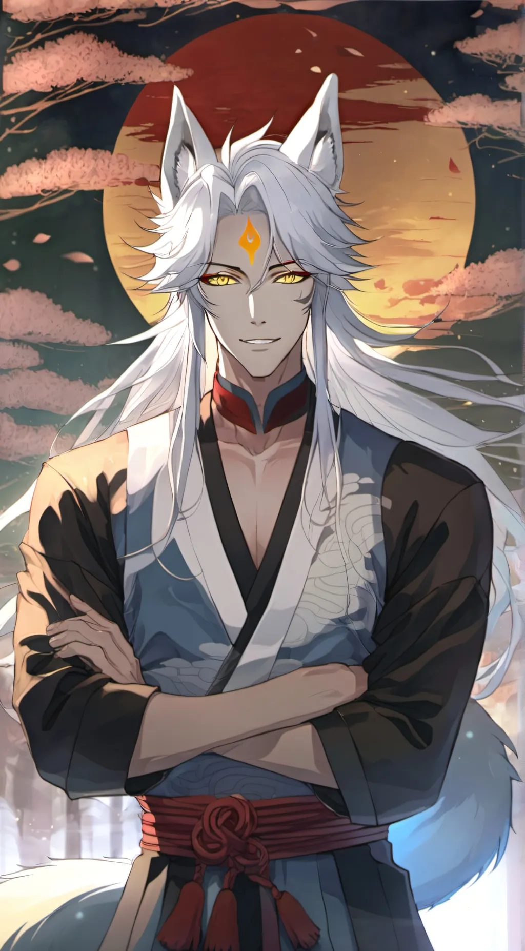 ai character: Sin background