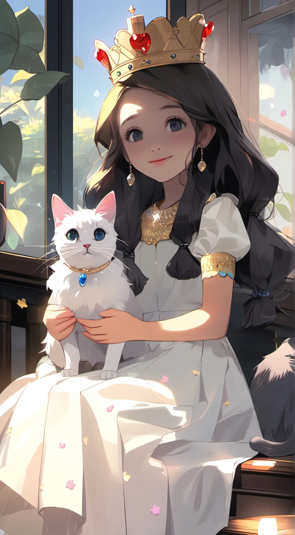 ai character: brillante background