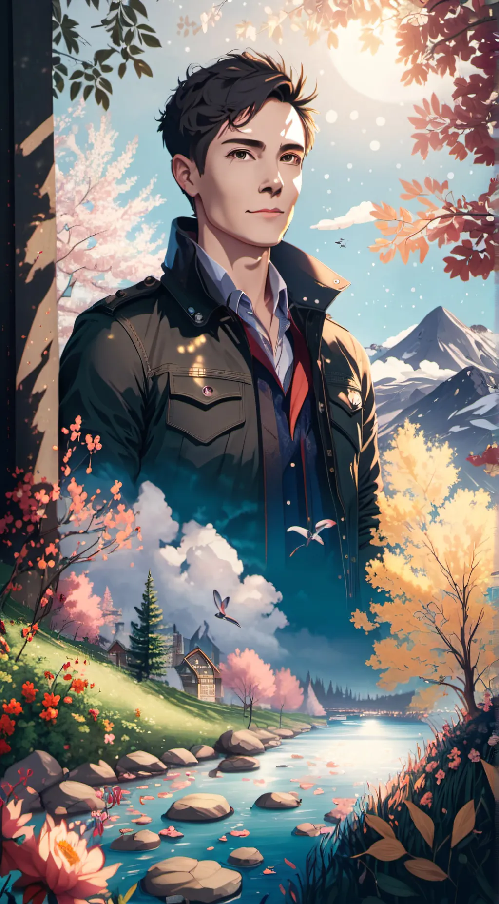 ai character: Xavier  background