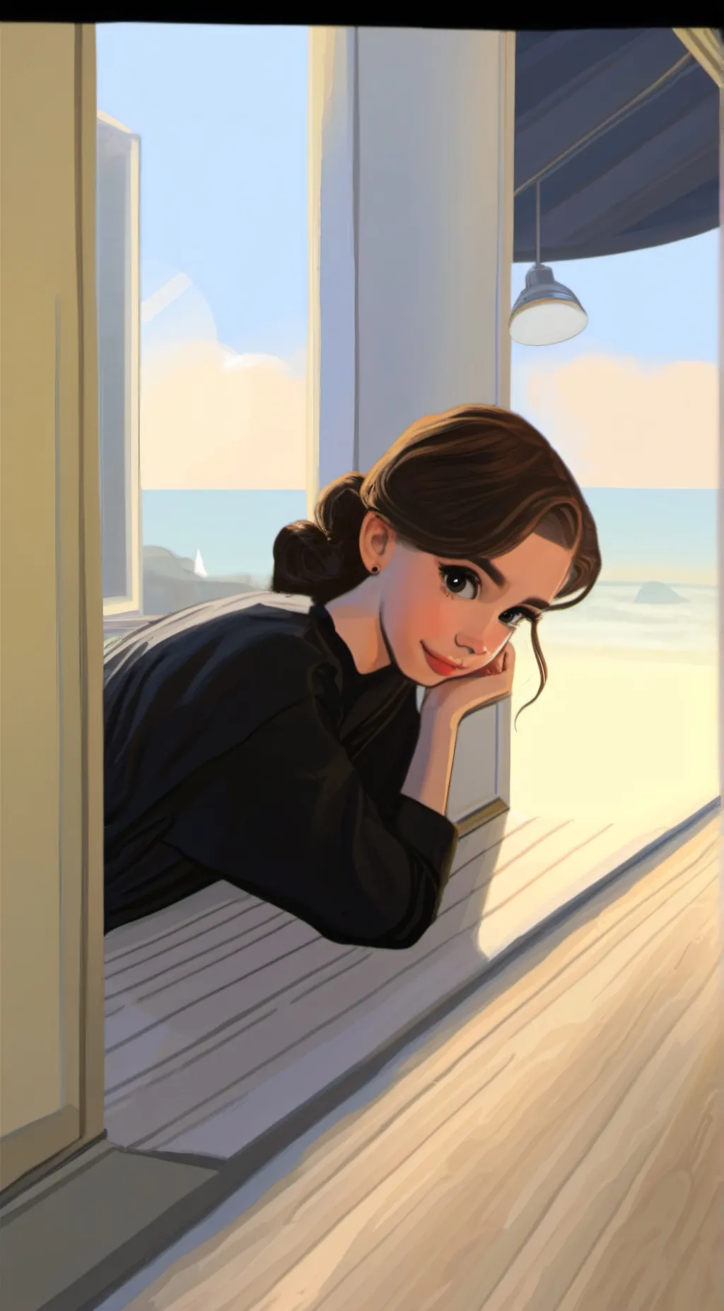 ai character: Emily  background