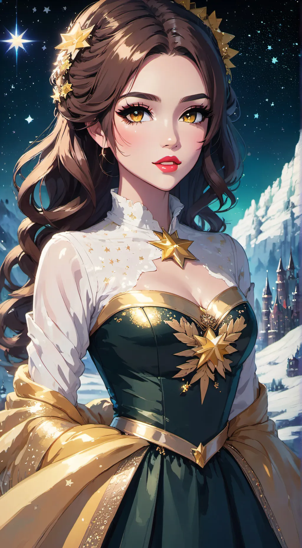 ai character: Gold \Krew/ background