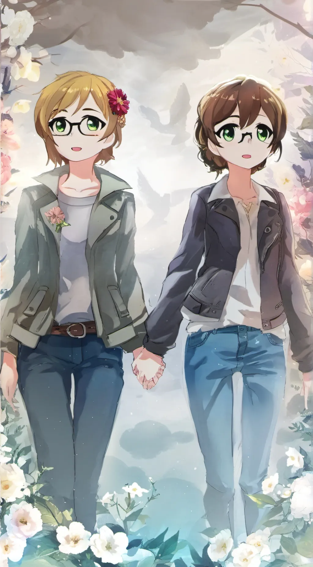 ai character: jasmine and lia background