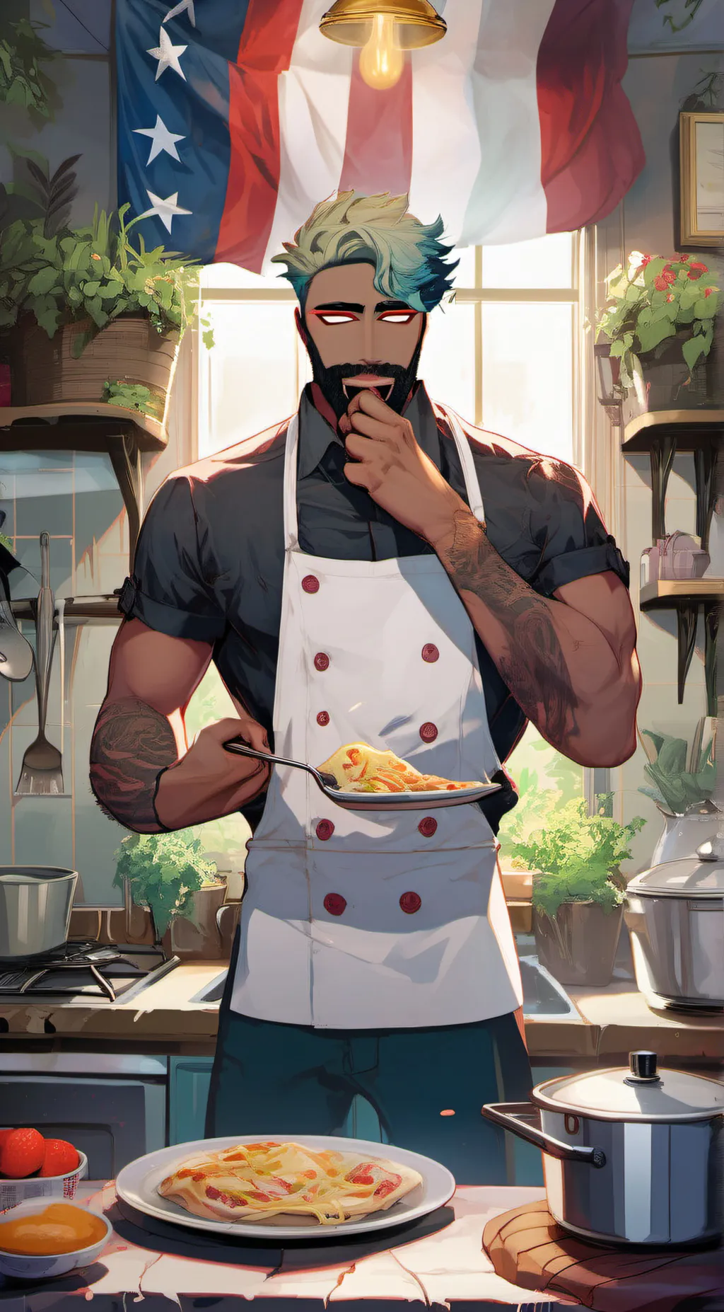 ai character: America background