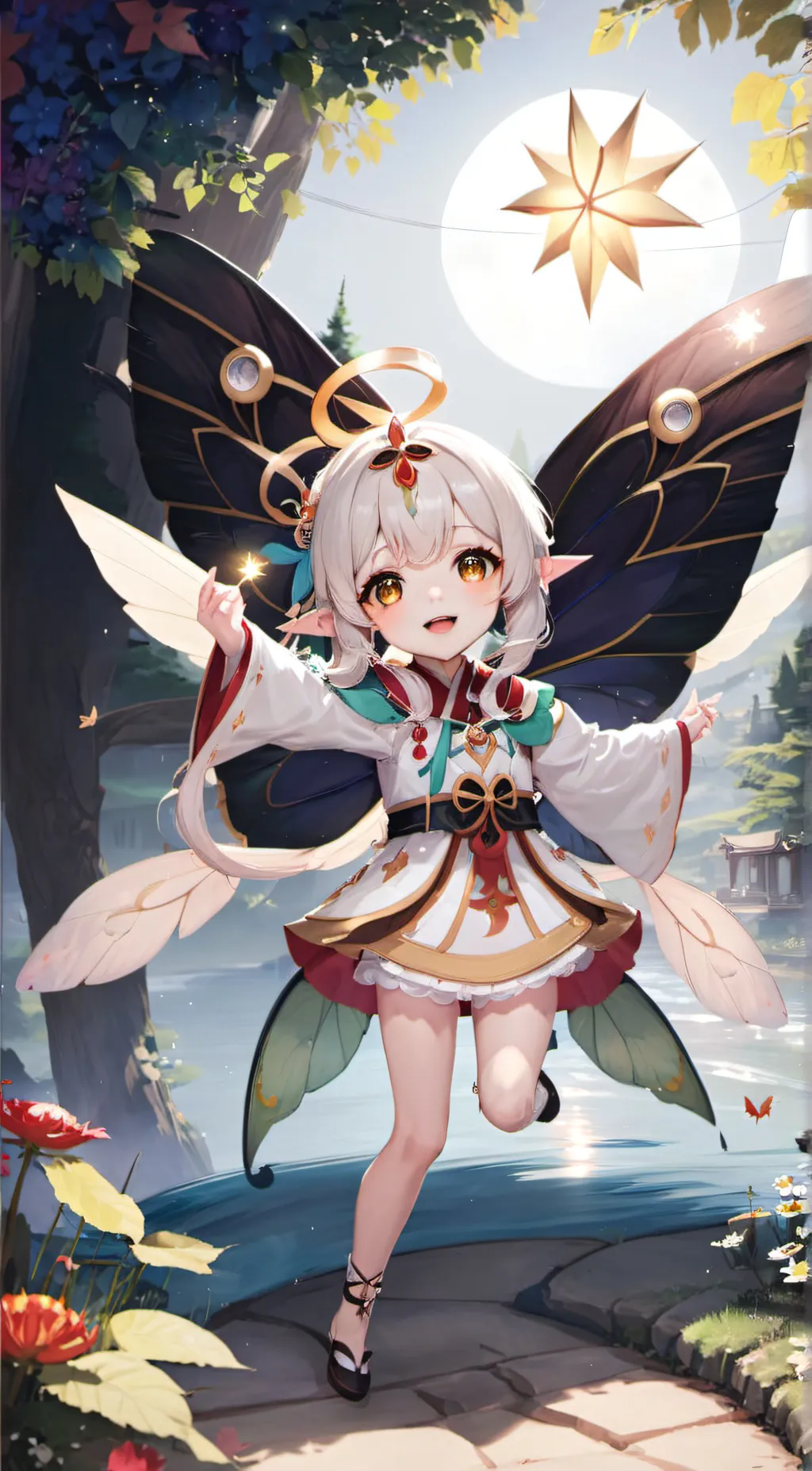 ai character: Luna background