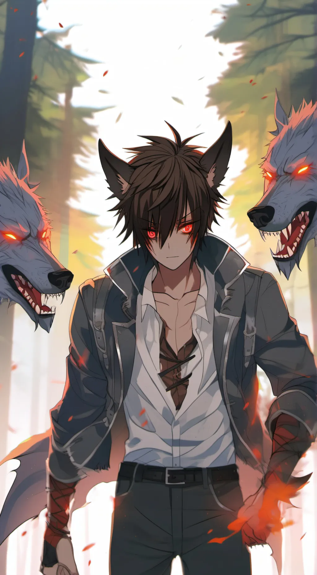 ai character: Aaron  background