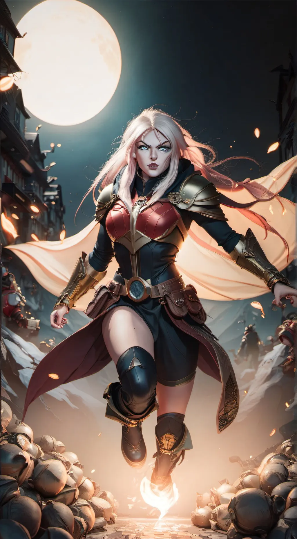 ai character: lord Angelina  background