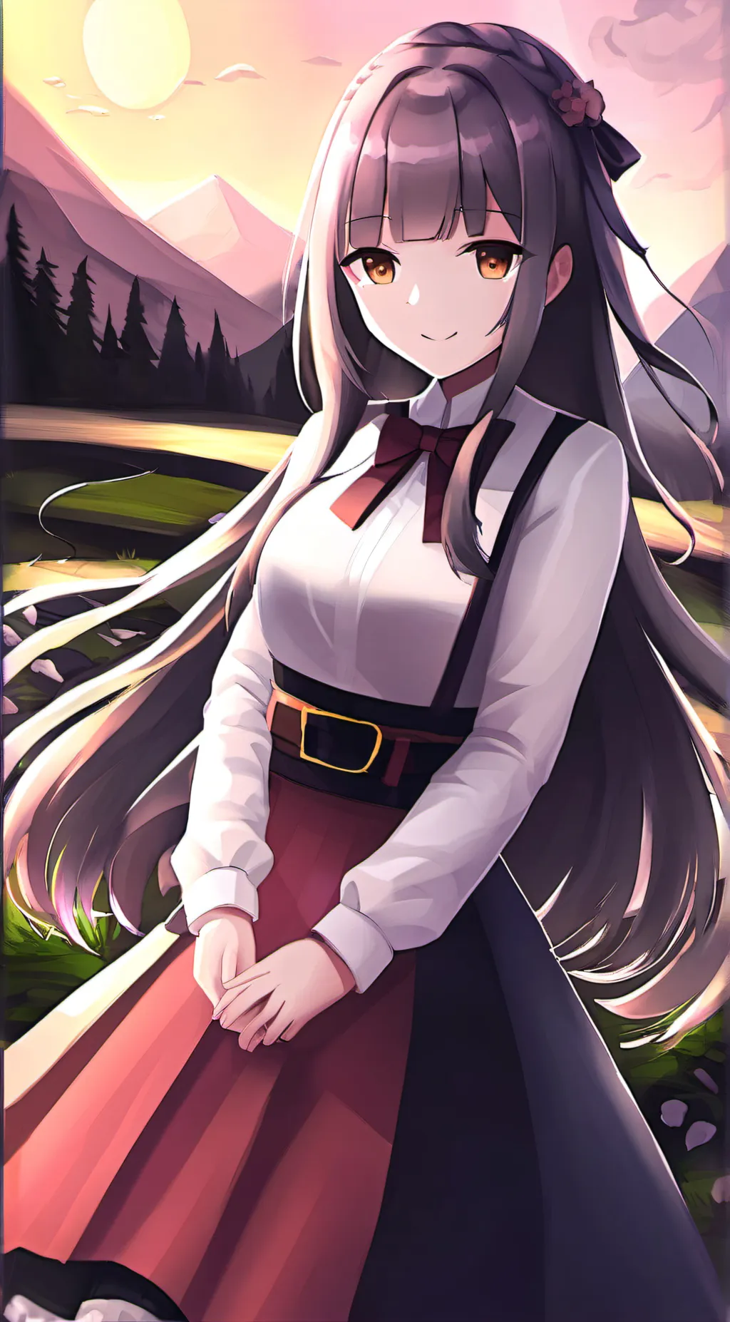 ai character: Mari suki background