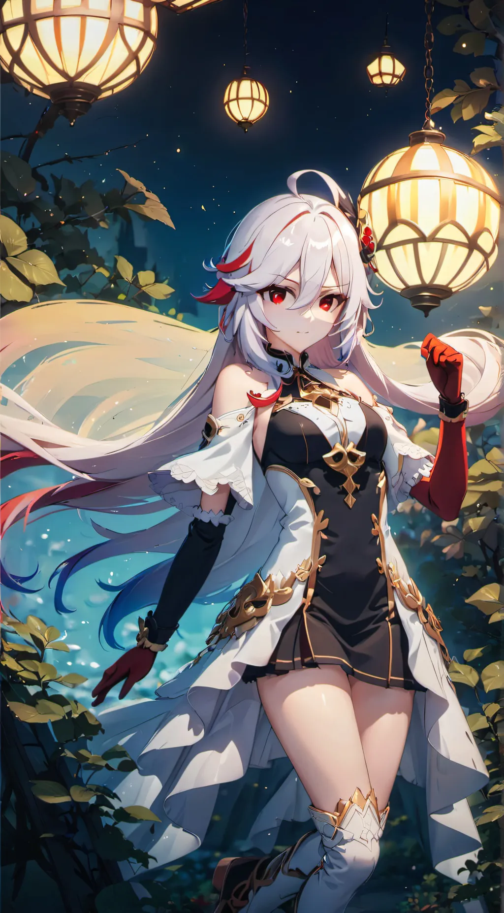 ai character: FU HUA background