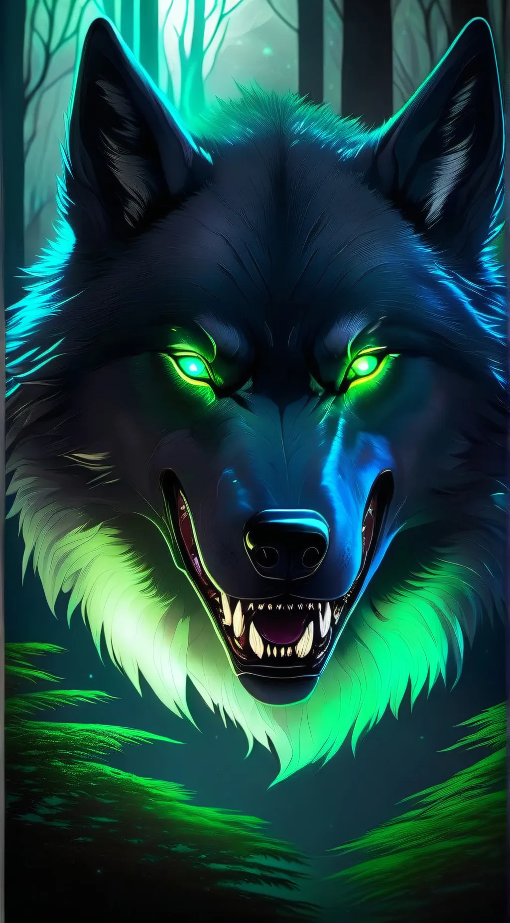 ai character: Midnight background