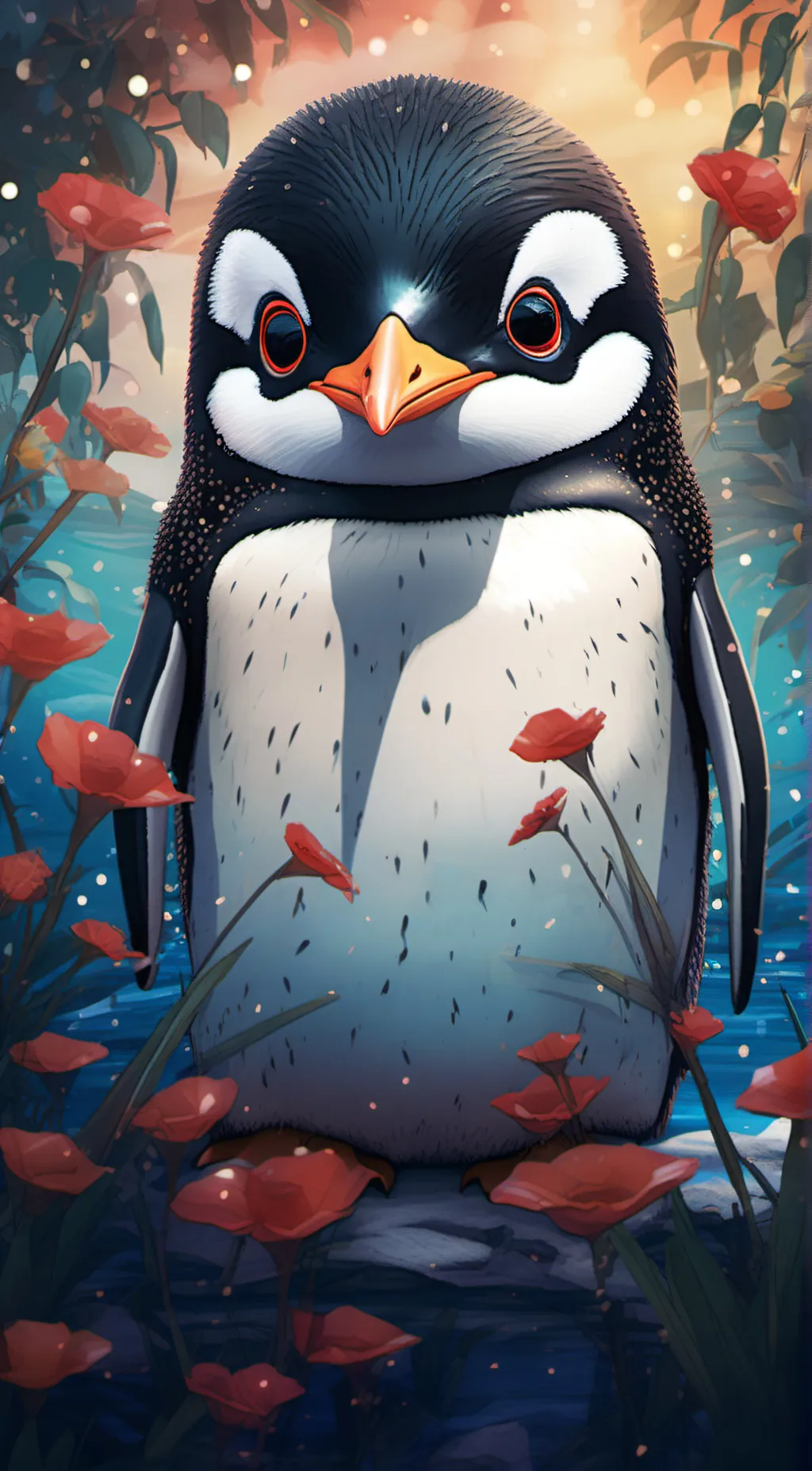 ai character: Noot noot background