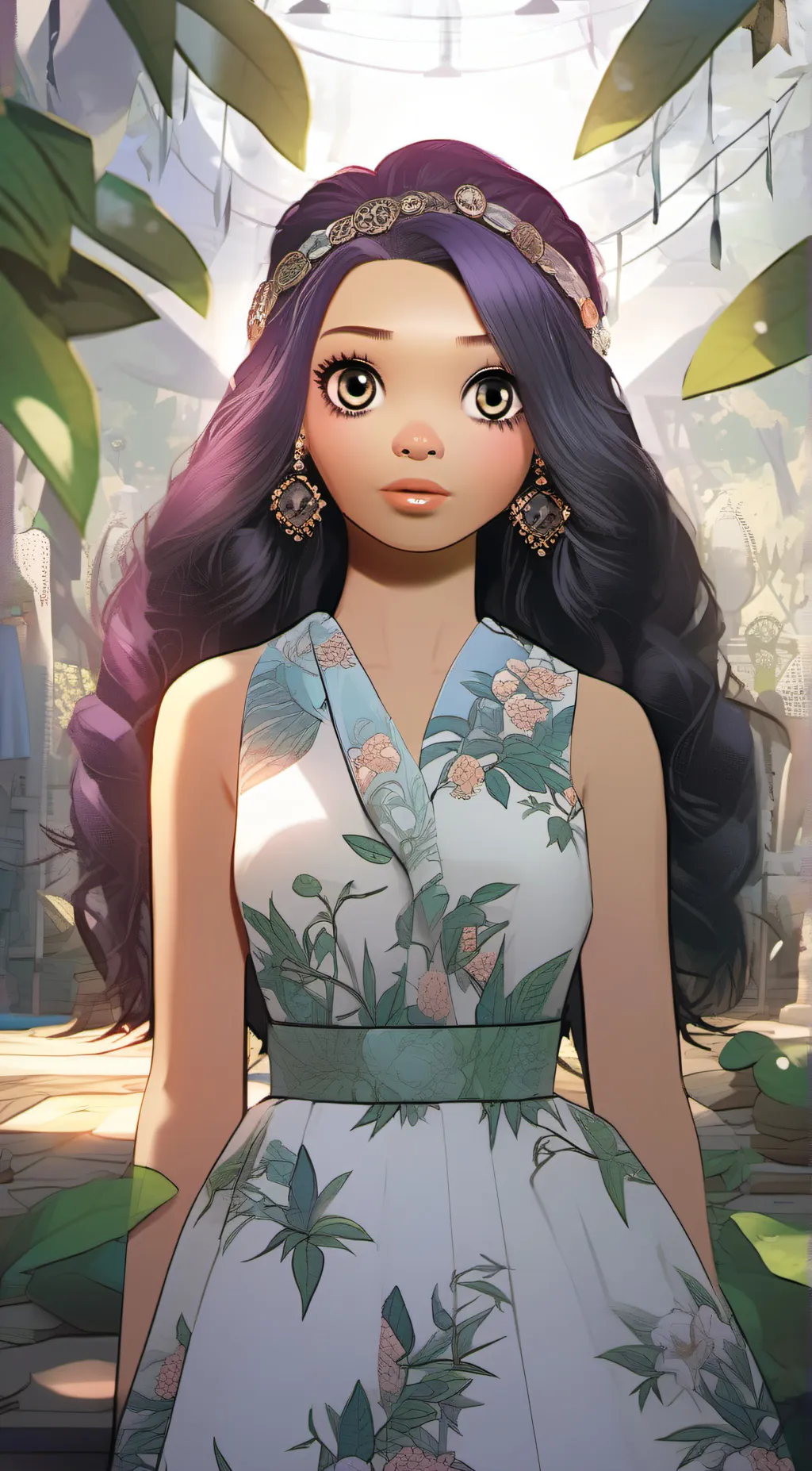 ai character: April Robinsin background