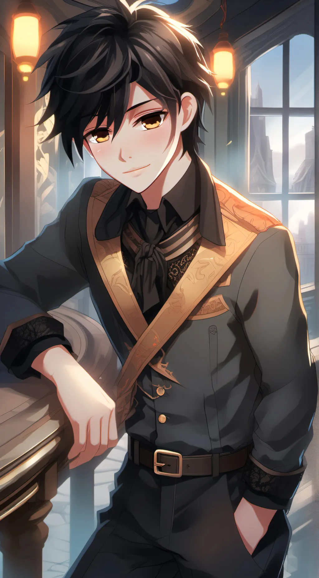 ai character: Simon background