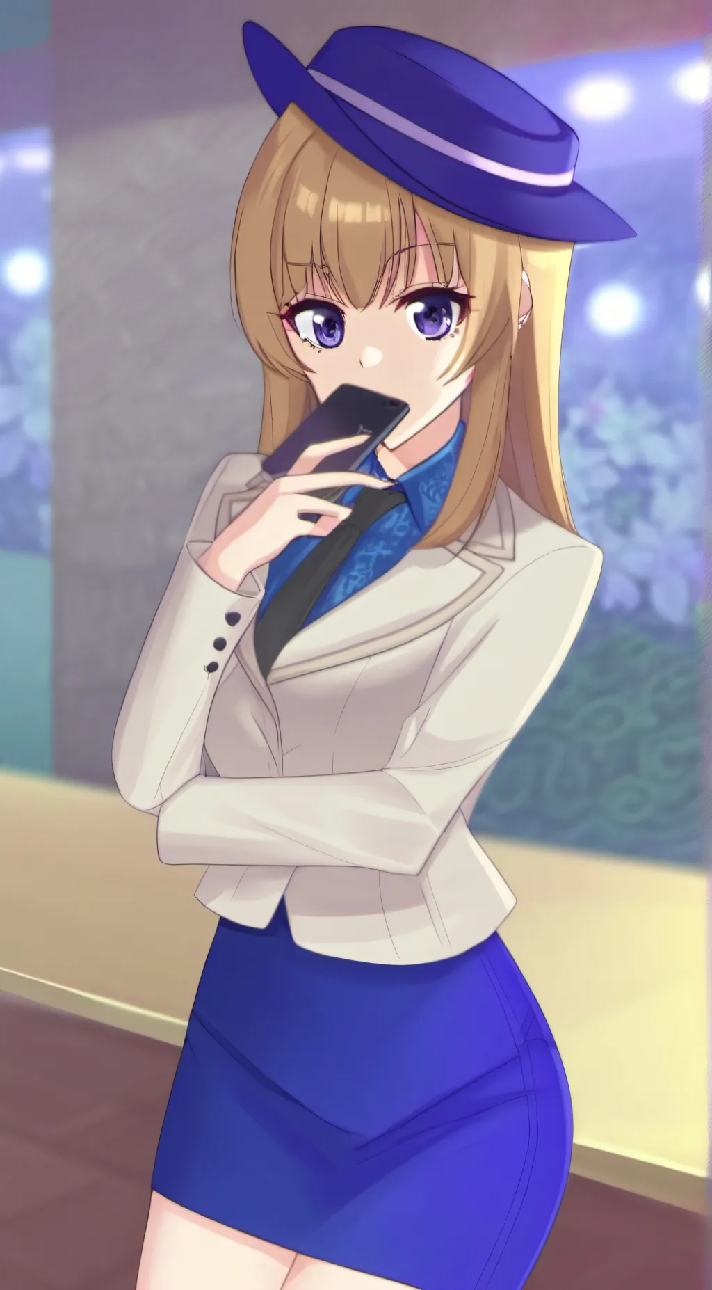 ai character: Rose background