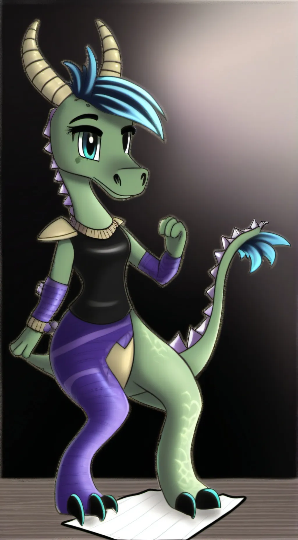 ai character: Luna background