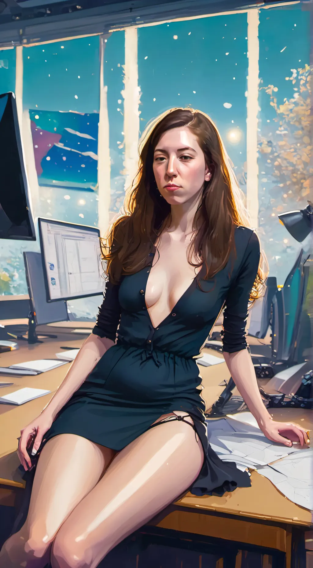 ai character: Krista background