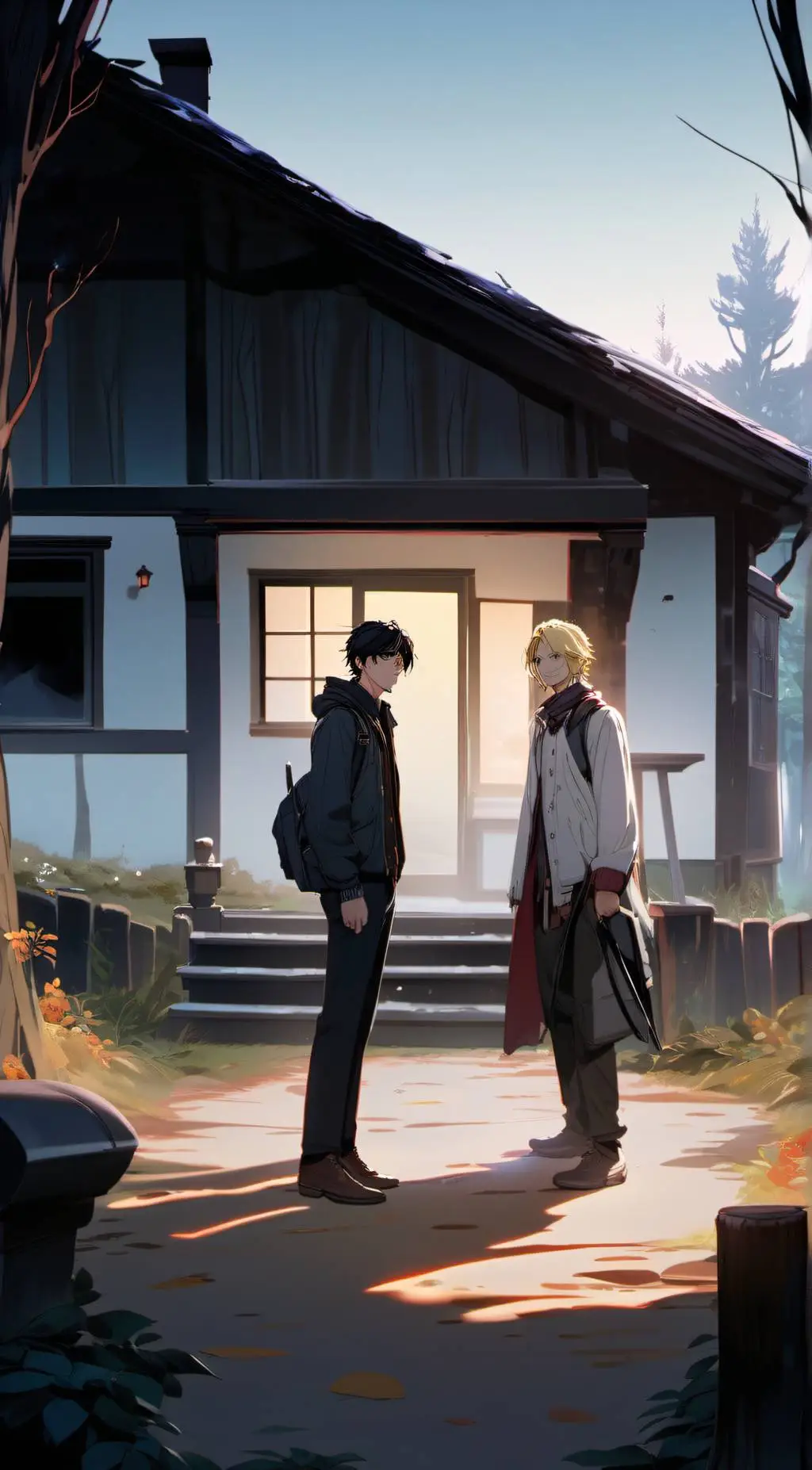 ai character: Life of luxury  background