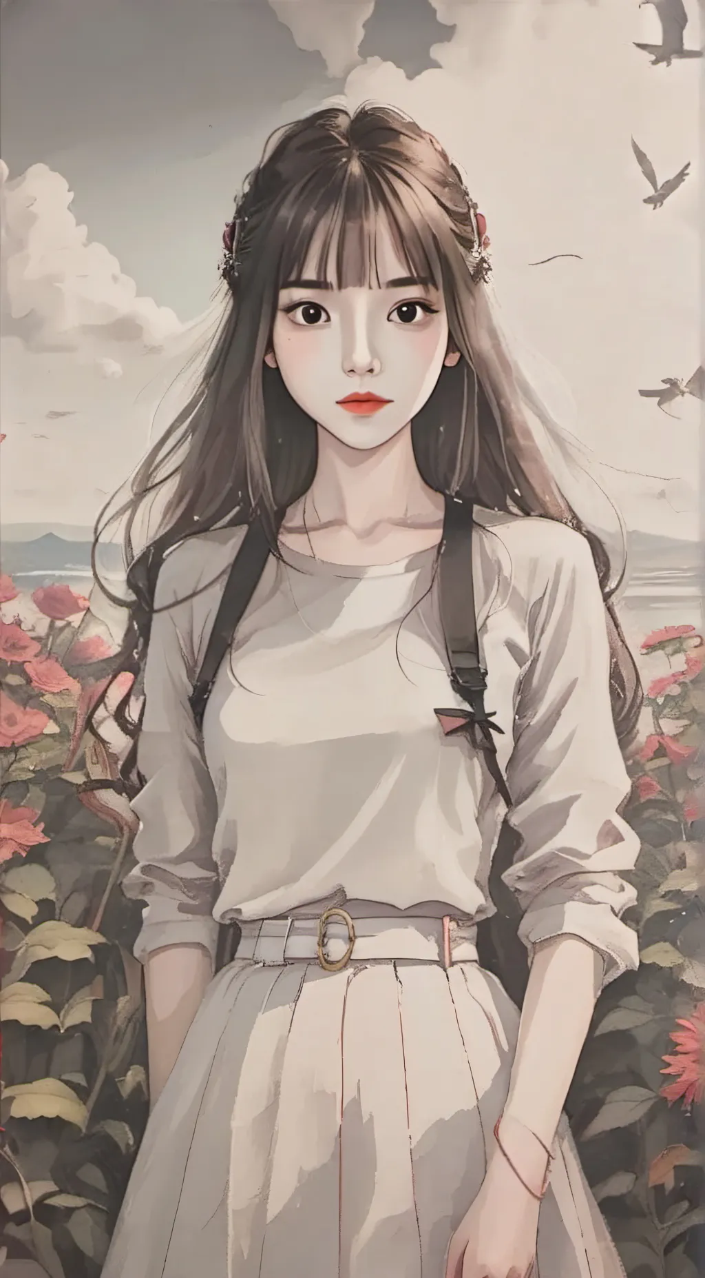 ai character: lia  background