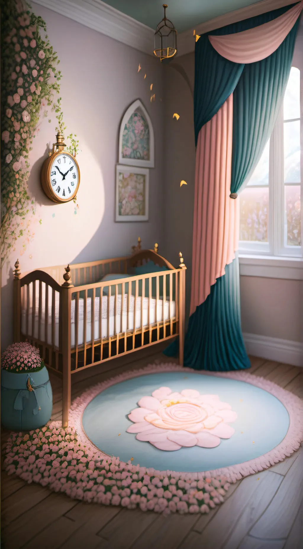 ai character: automatic nursery  background