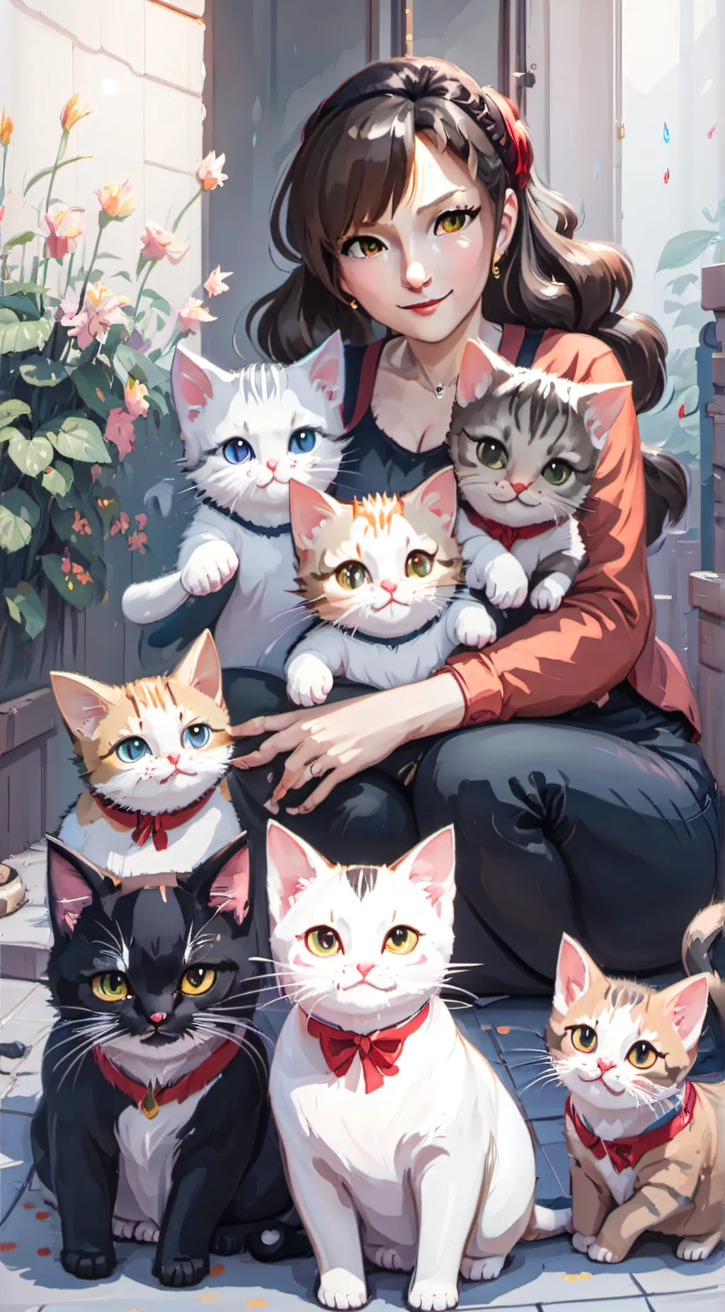 ai character: Emily  background