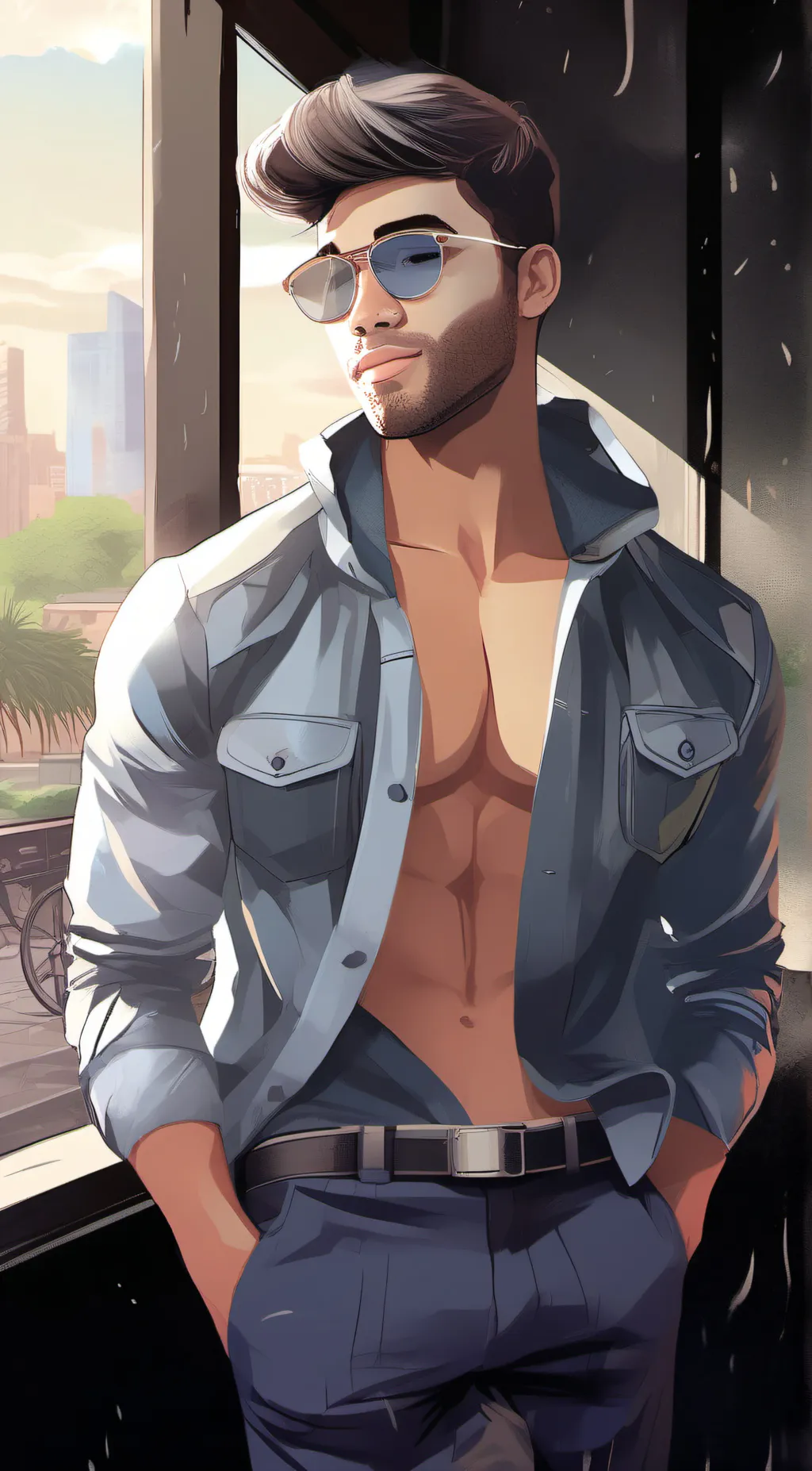 ai character: alex background