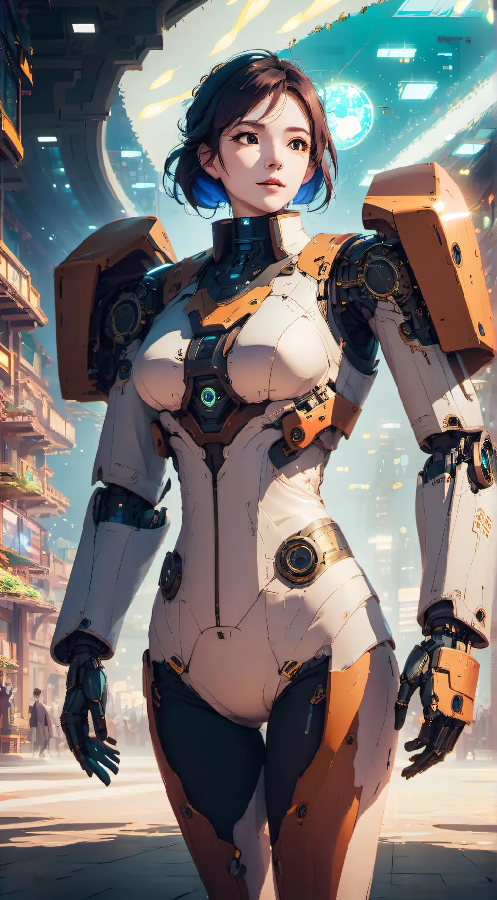 ai character: Aria background