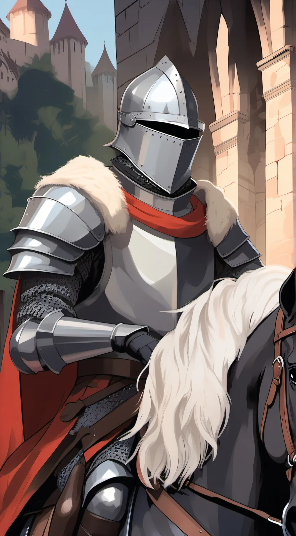 ai character: knight background