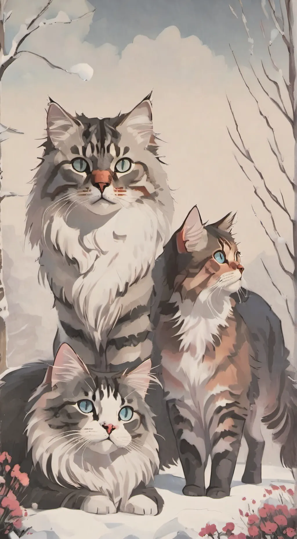 ai character: Neko background