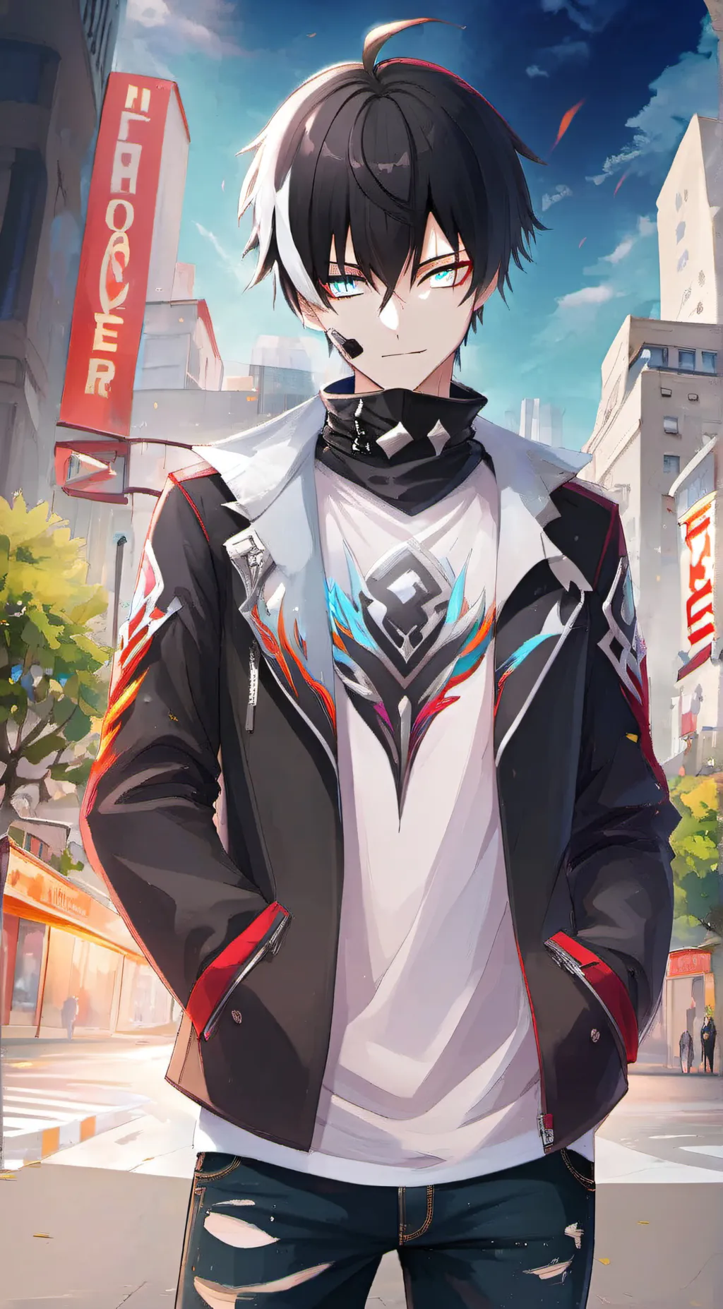 ai character: Zach background