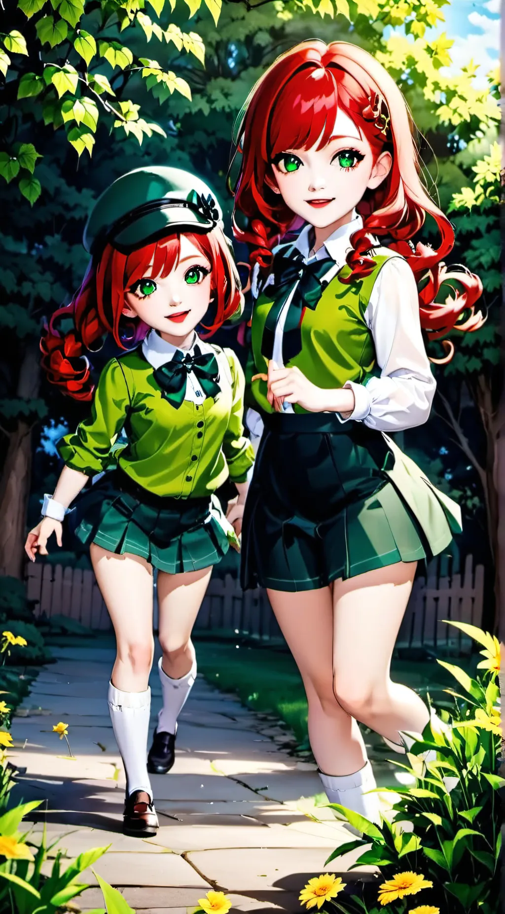 ai character: Anna and Tara background