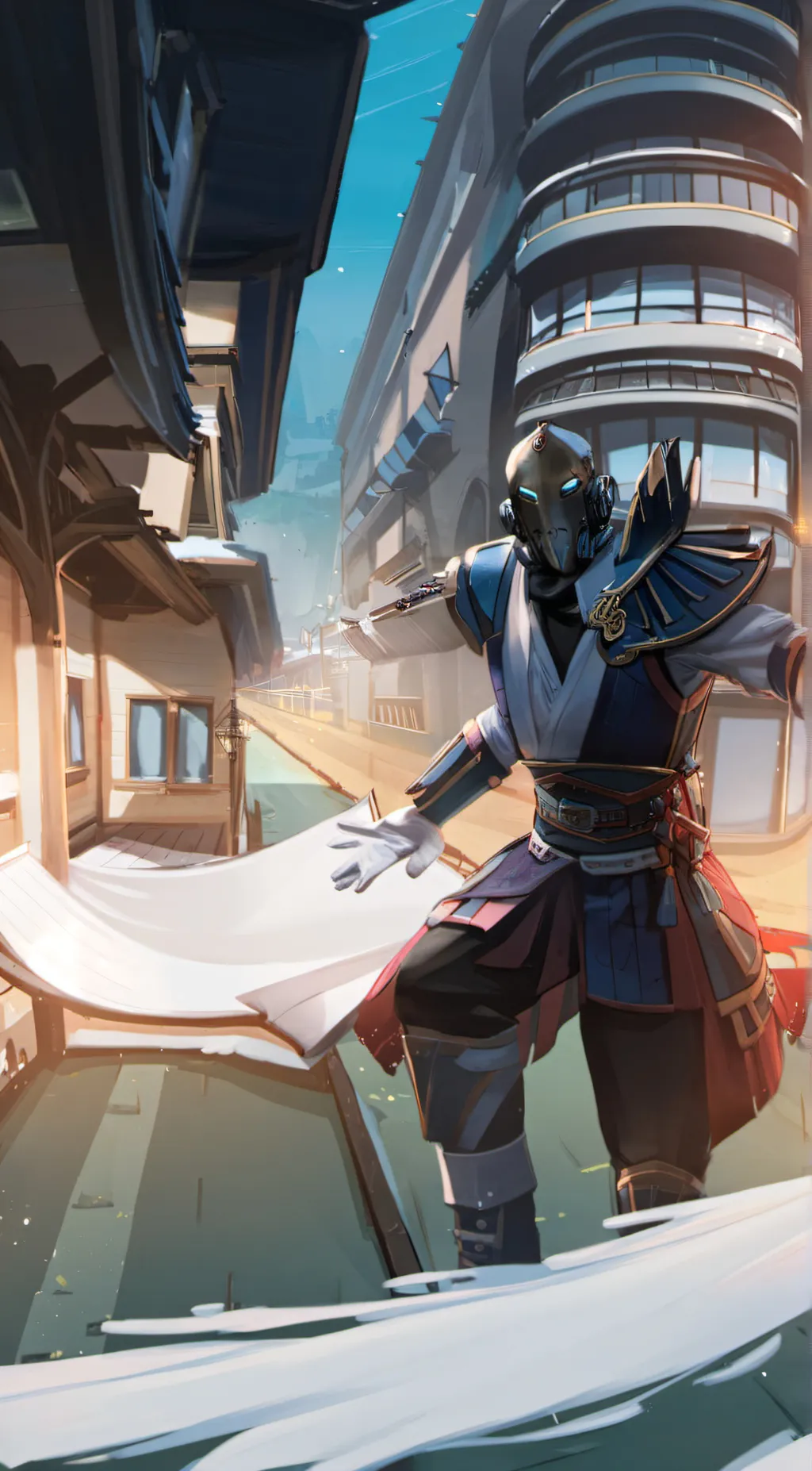 ai character: anit demon background