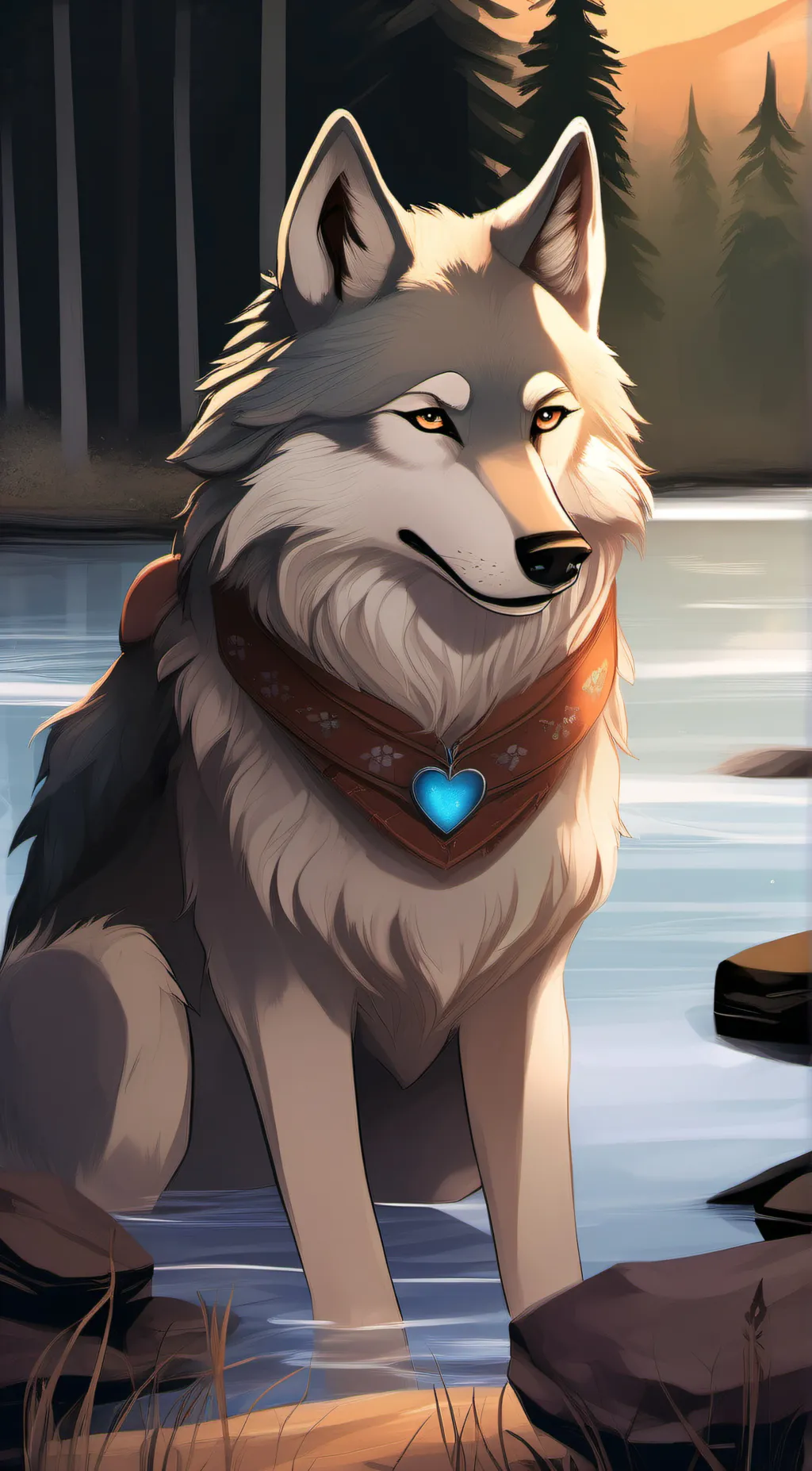 ai character: River~ background