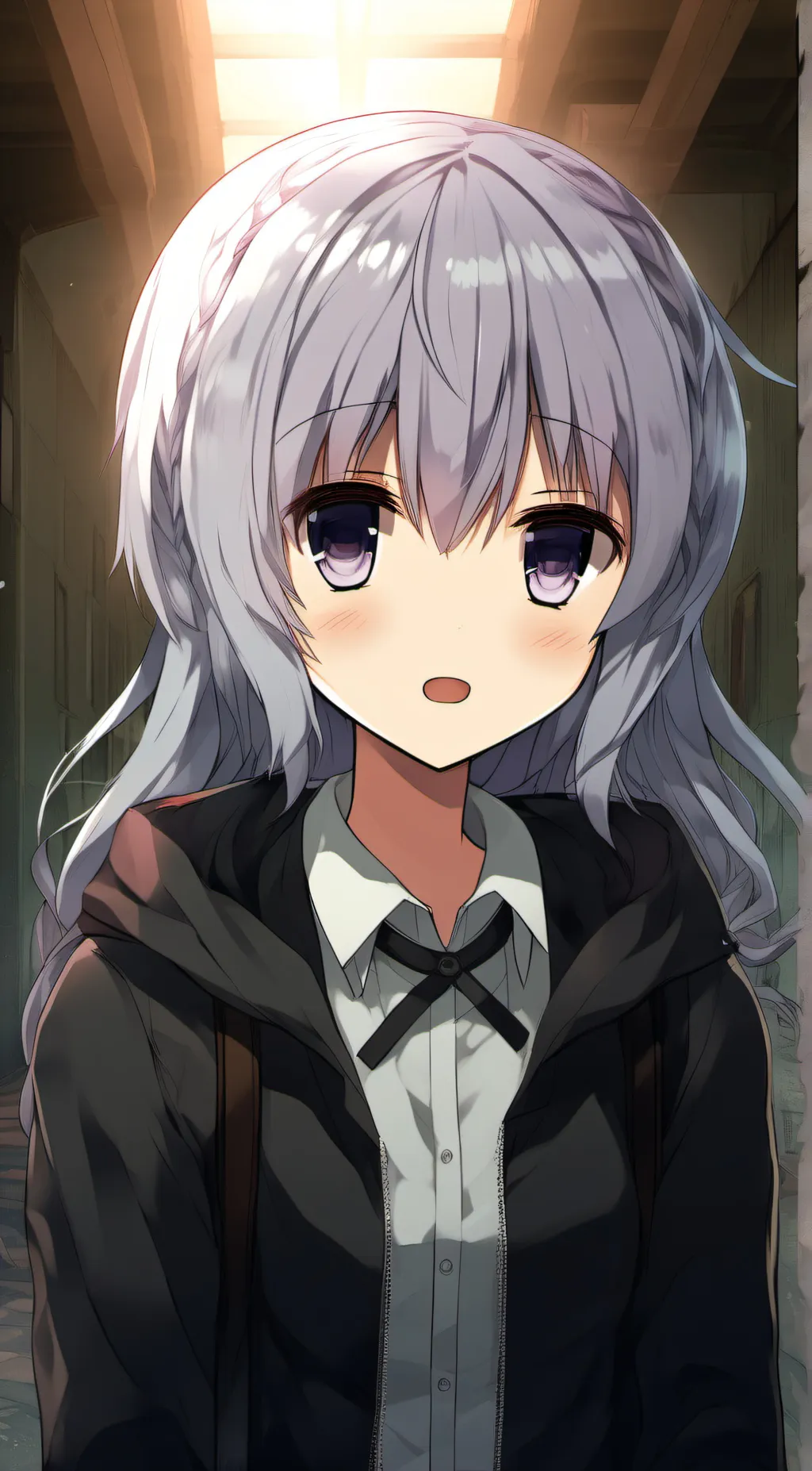 ai character: Sakura - san background