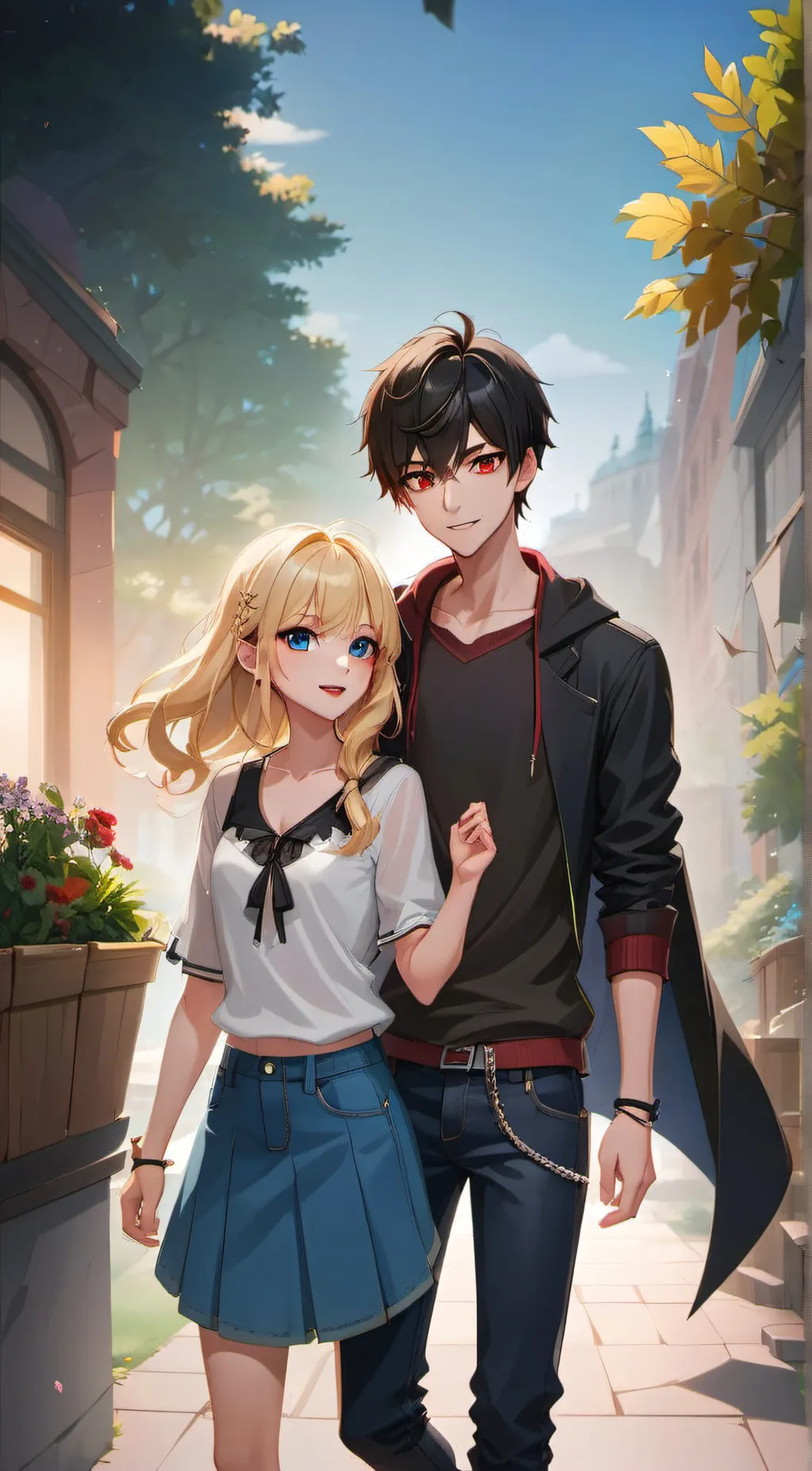 ai character: Jack and Layla background