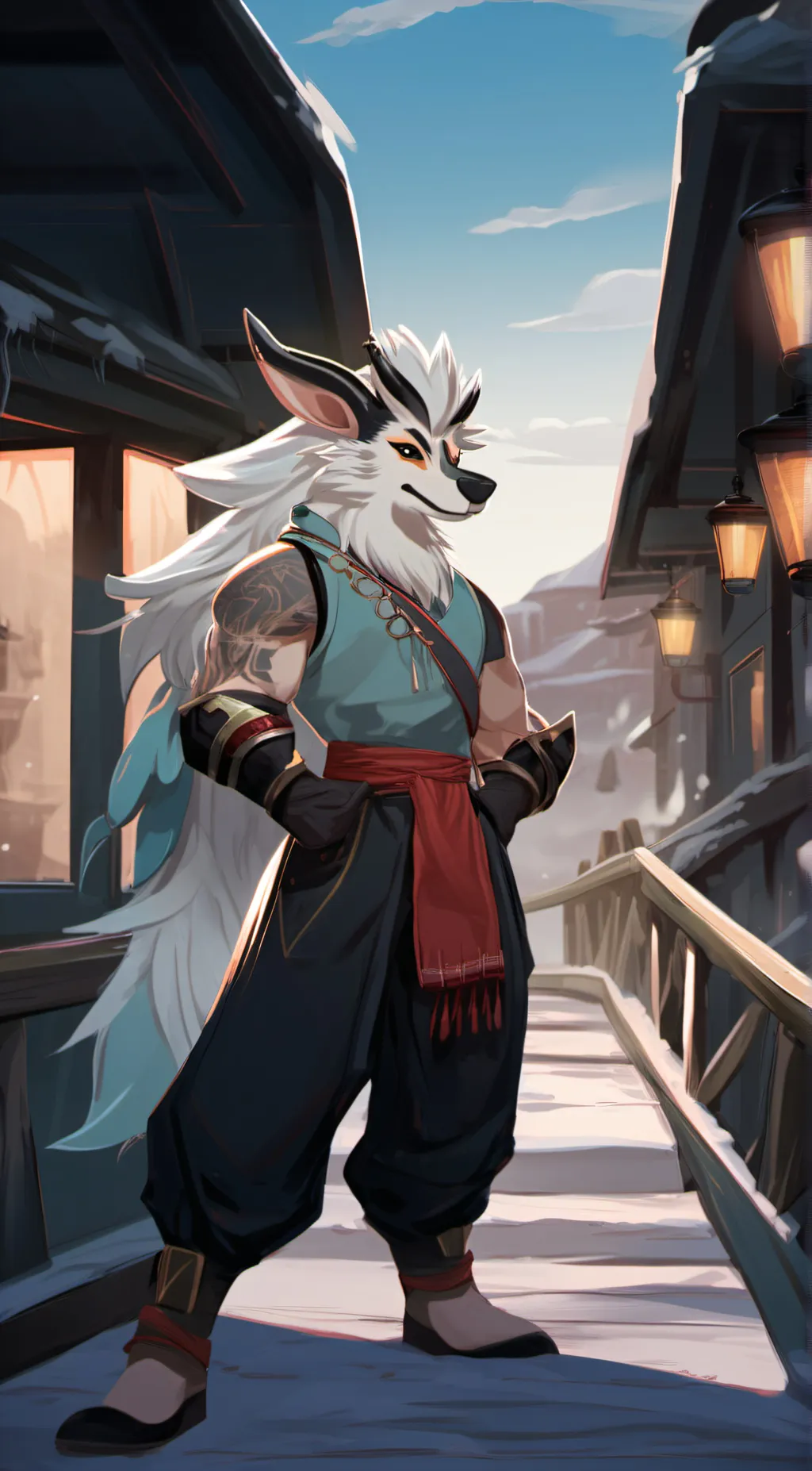 ai character: Shadow background