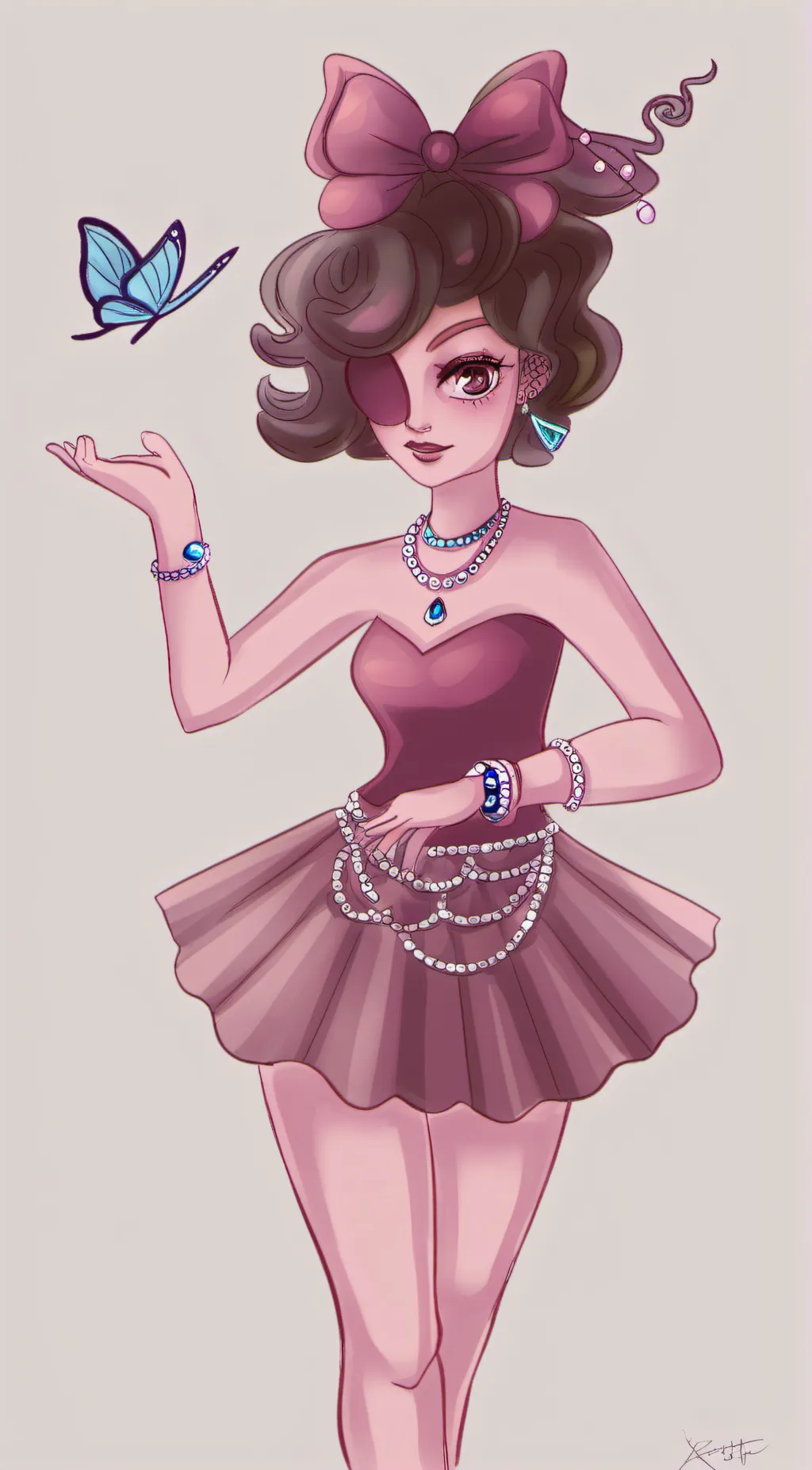 ai character: Grace  background