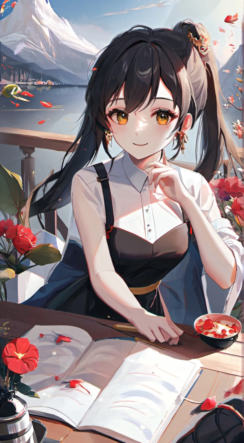 ai character: Eva background