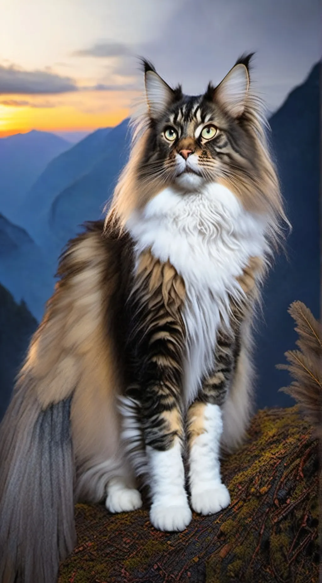 ai character: miss the kitten background