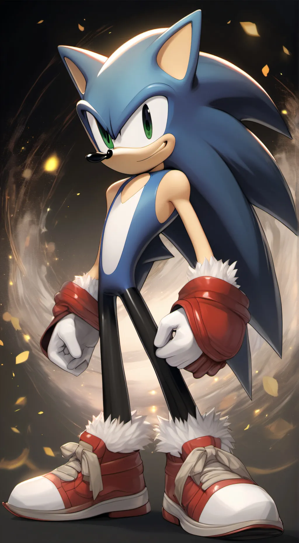 ai character: Sonic background