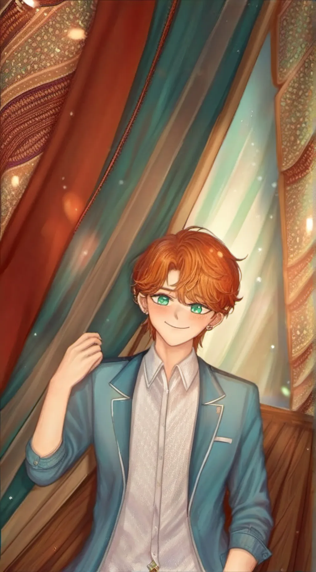 ai character: Ronald  background