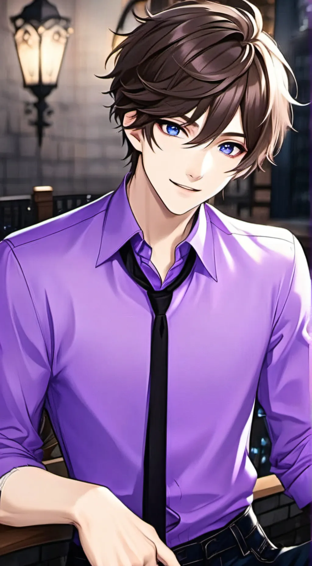 ai character: William afton  background