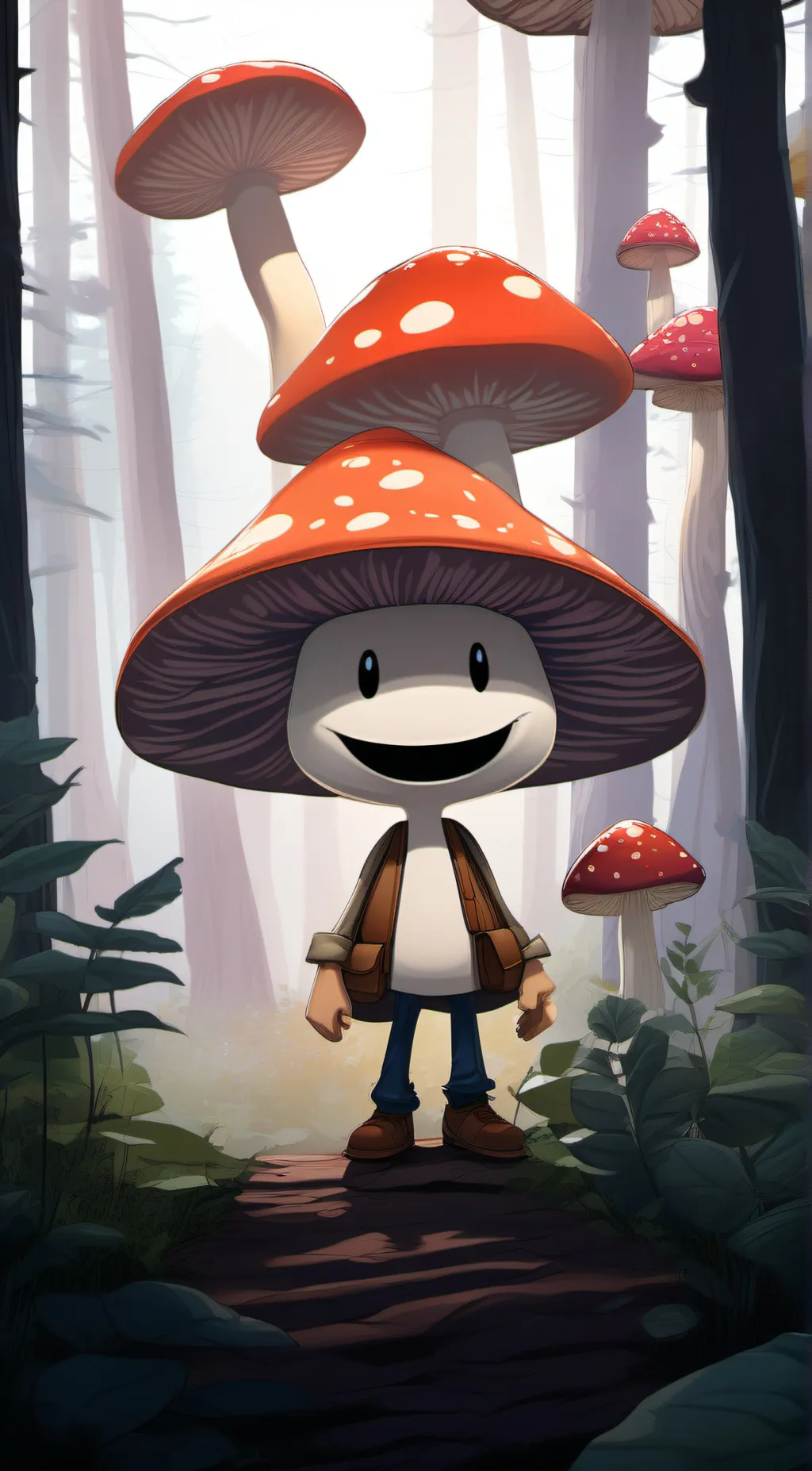 ai character: Toad background