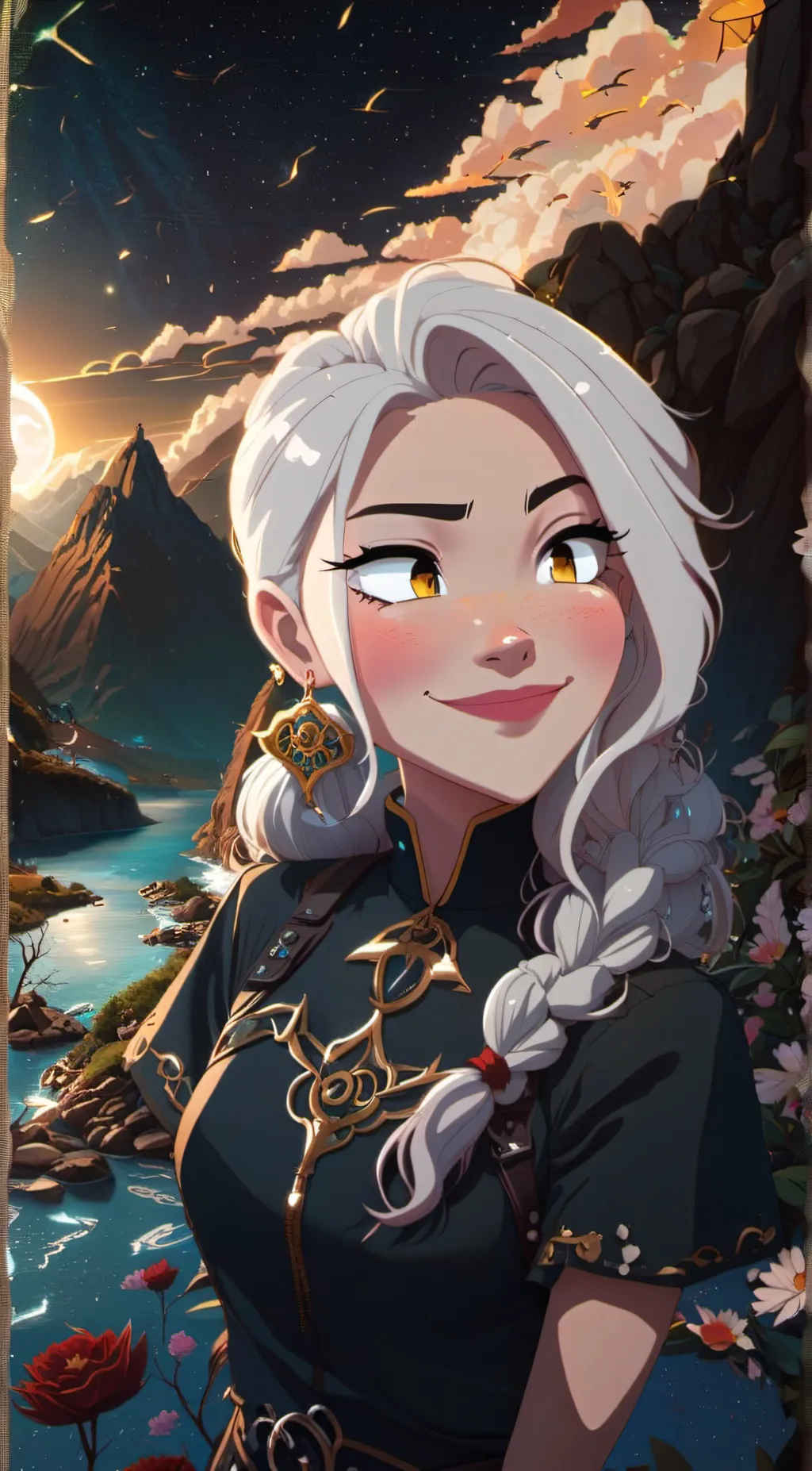 ai character: Emiko background