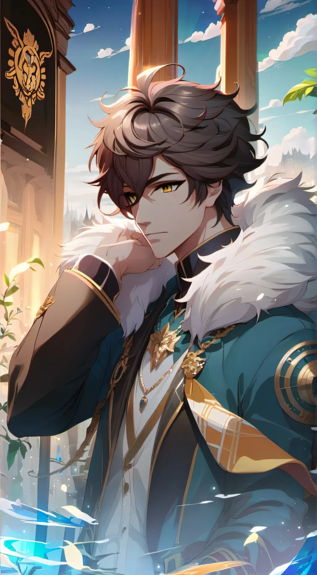 ai character: leo background