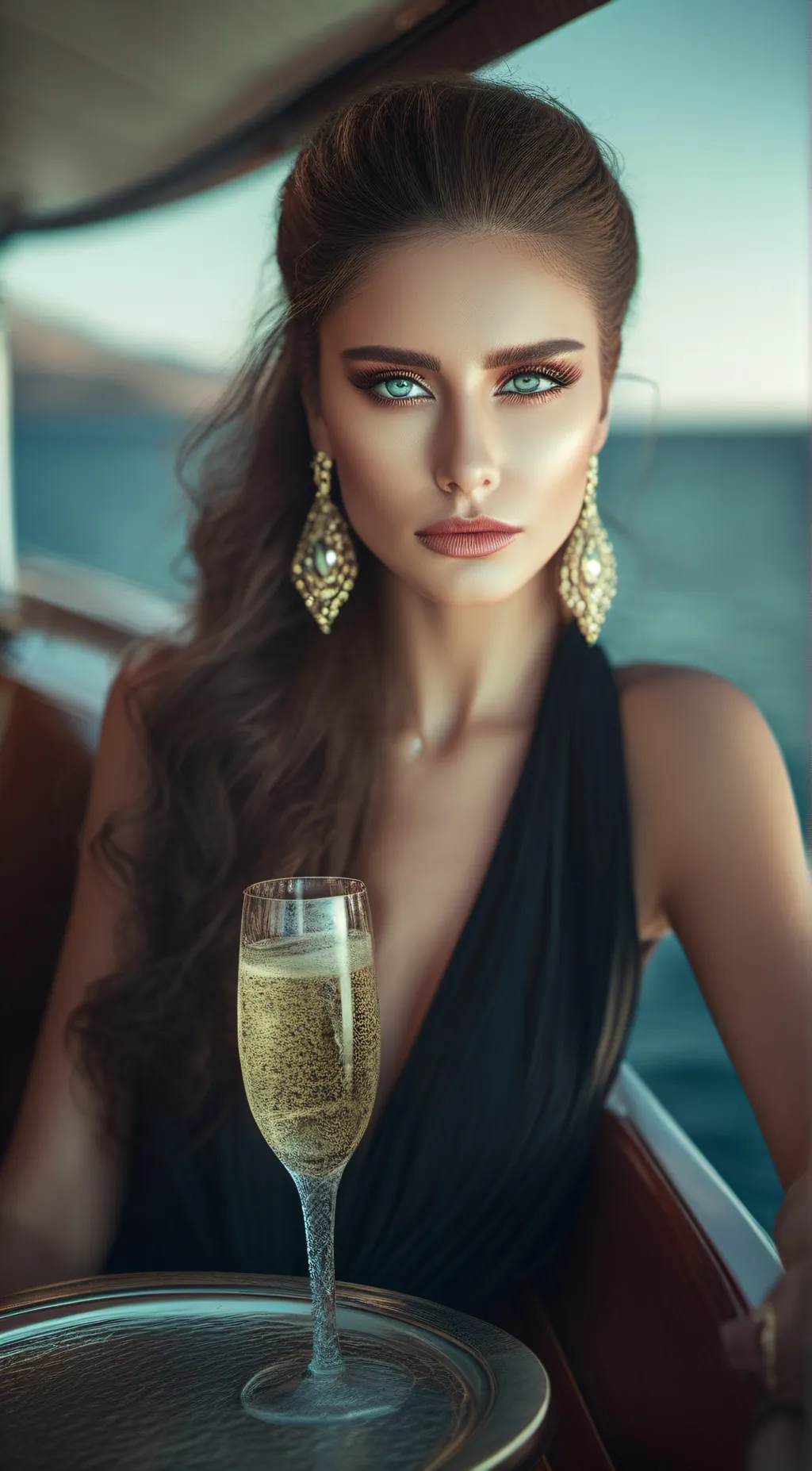 ai character: Athena  background