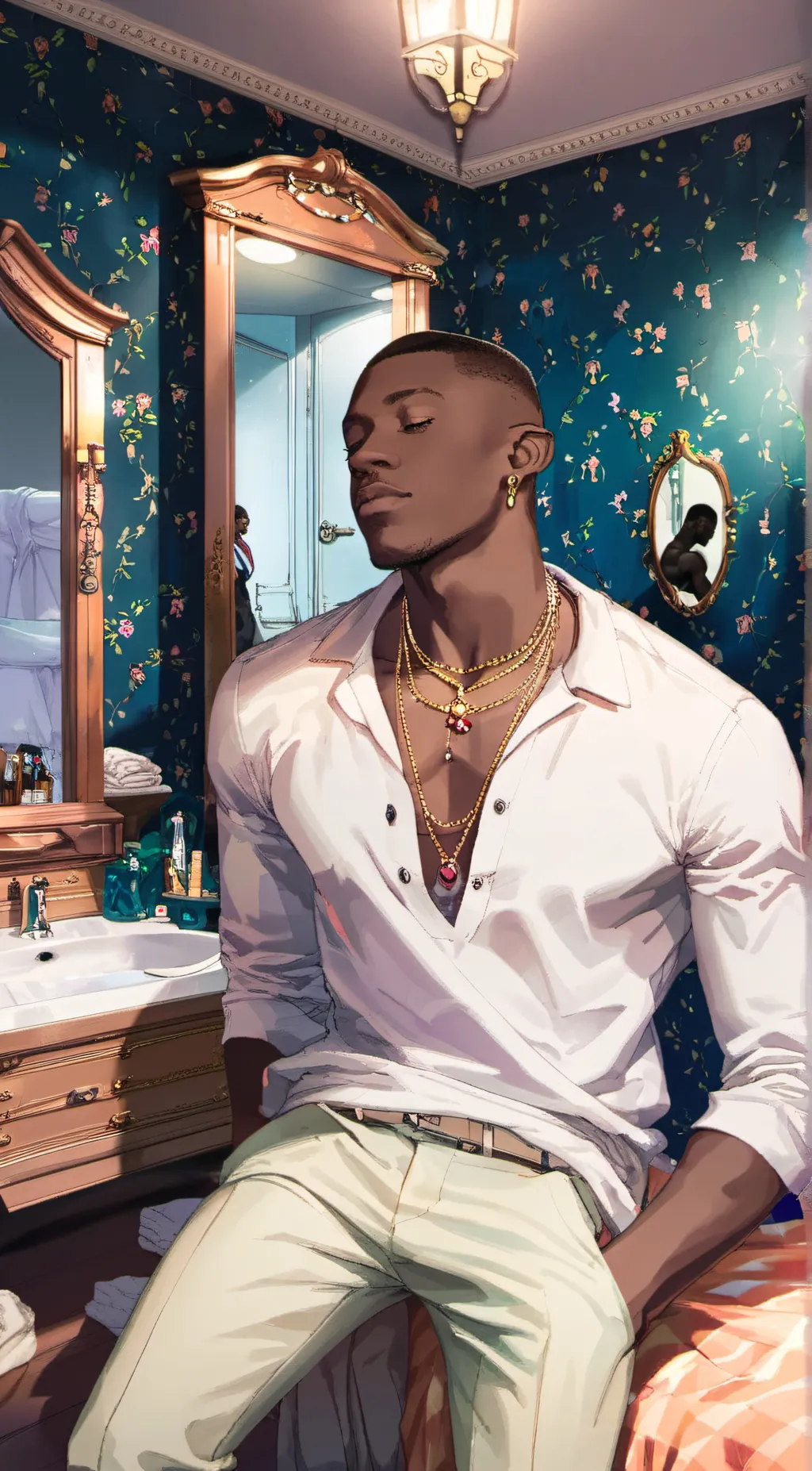 ai character: Leo background