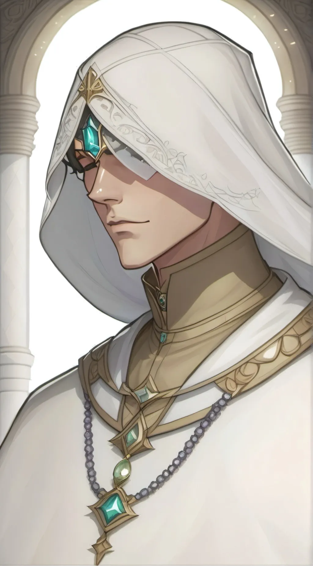 ai character: Nicolas Sablier  background