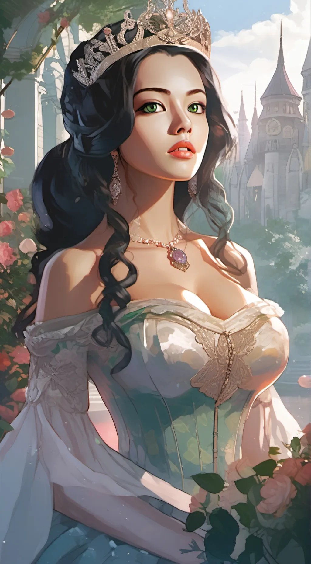 ai character: Princess Charlotte background
