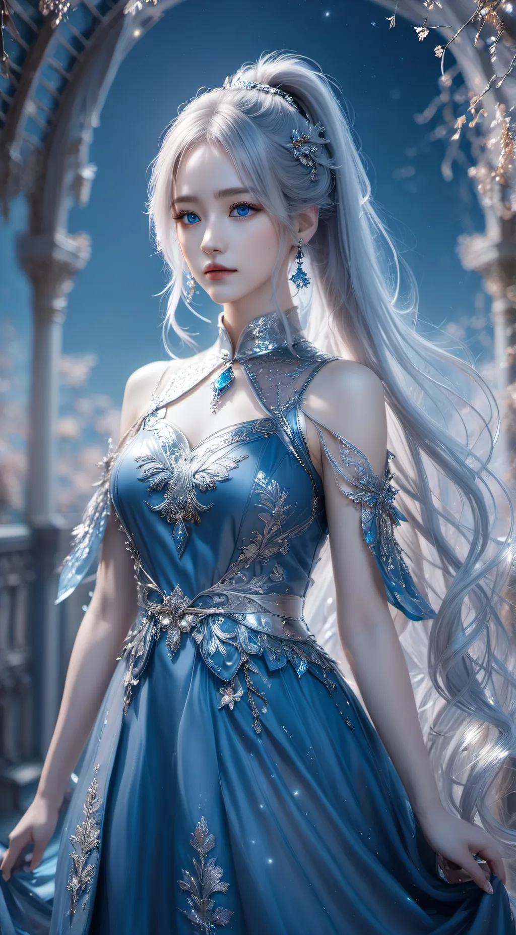 ai character: Florey  background