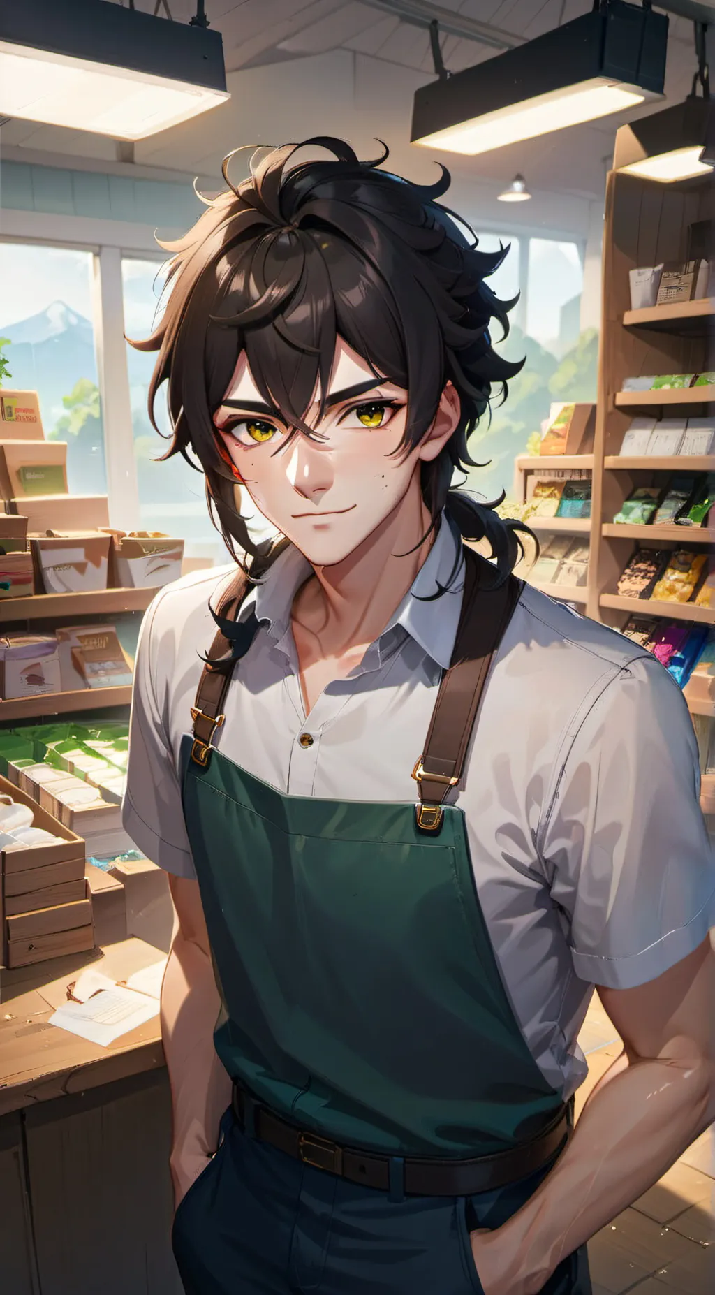 ai character: Kai background